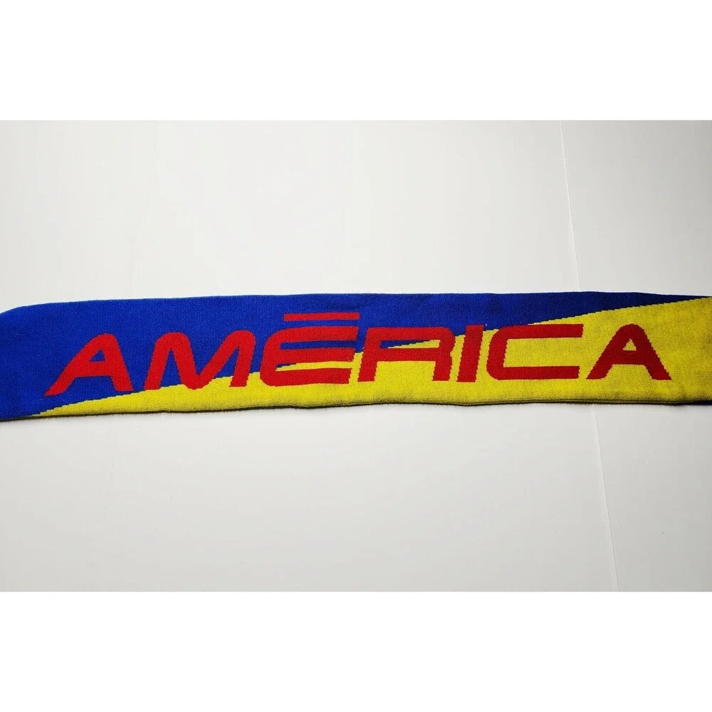 Authentic Club America 2006 90 Años Years Scarf Double Sided Bufanda Vtg SKRFA